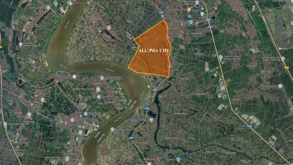 Vị trí dự án Alluvia City